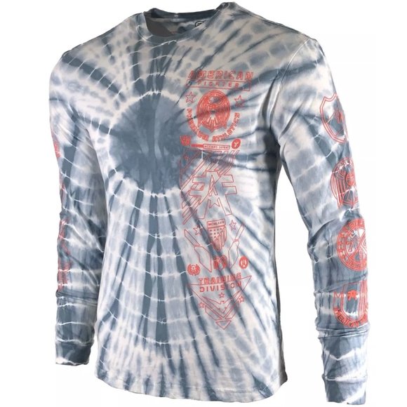 AMERICAN FIGHTER Men's Long Sleeve T-Shirt BRIDGE CITY - Picture 5 of 10